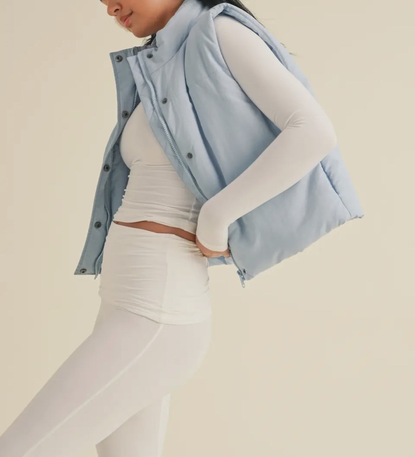 Baby Blue Puffer Vest